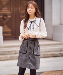 WILLSELECTION | 配色パイピングスカート(スカート)