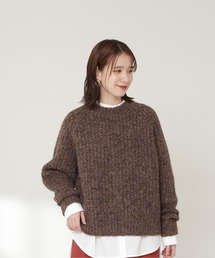 N.（N. Natural Beauty Basic） | ◆ミックスカラーメランジニット(ニット/セーター)