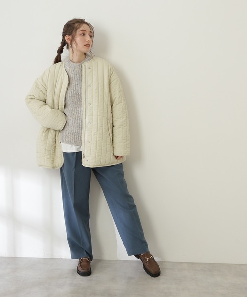 N.(N. Natural Beauty Basic)(エヌエヌナチュラルビューティーベーシック)の「◆ミックスカラーメランジニット(ニット/セーター・レディース・ブラウン/オフホワイト/ブルー・MEDIUM)」の19枚目の写真