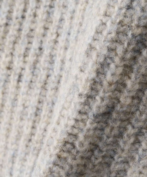 N.(N. Natural Beauty Basic)(エヌエヌナチュラルビューティーベーシック)の「◆ミックスカラーメランジニット(ニット/セーター・レディース・ブラウン/オフホワイト/ブルー・MEDIUM)」の21枚目の写真