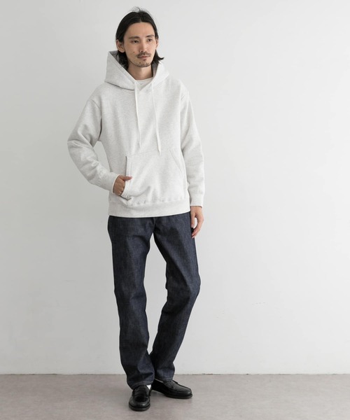 WORK NOT WORK URBAN RESEARCH（ワークノットワークアーバンリサーチ）の「WORK NOT WORK　Stretch Jersey Hoodie（パーカー・メンズ・ブラック/ホワイト系その他/グレー系その他・SMALL/MEDIUM/LARGE）」の8枚目の写真