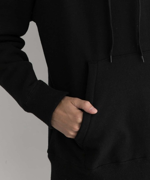 WORK NOT WORK URBAN RESEARCH（ワークノットワークアーバンリサーチ）の「WORK NOT WORK　Stretch Jersey Hoodie（パーカー・メンズ・ブラック/ホワイト系その他/グレー系その他・SMALL/MEDIUM/LARGE）」の14枚目の写真