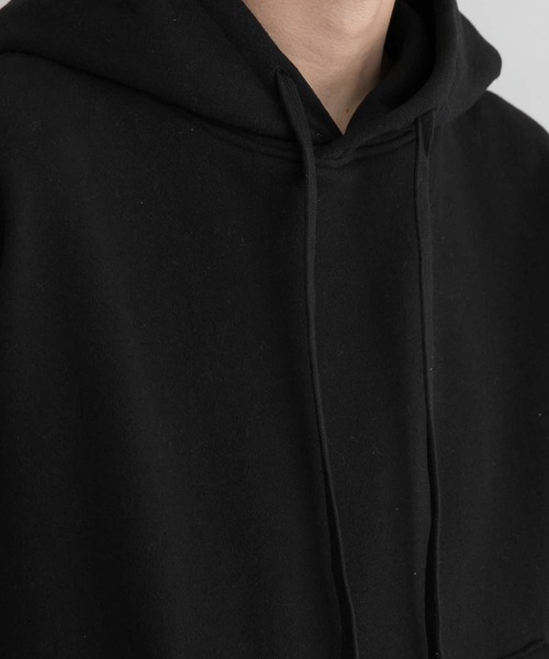 WORK NOT WORK URBAN RESEARCH（ワークノットワークアーバンリサーチ）の「WORK NOT WORK　Stretch Jersey Hoodie（パーカー・メンズ・ブラック/ホワイト系その他/グレー系その他・SMALL/MEDIUM/LARGE）」の18枚目の写真