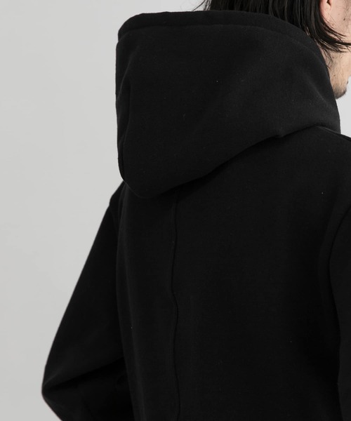 WORK NOT WORK URBAN RESEARCH（ワークノットワークアーバンリサーチ）の「WORK NOT WORK　Stretch Jersey Hoodie（パーカー・メンズ・ブラック/ホワイト系その他/グレー系その他・SMALL/MEDIUM/LARGE）」の16枚目の写真