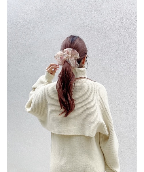 JUMELLE（ジュメロ）の「ビッグシュシュ（シュシュ・レディース・ブラウン/ベージュ/ブラック・FREE）」の13枚目の写真