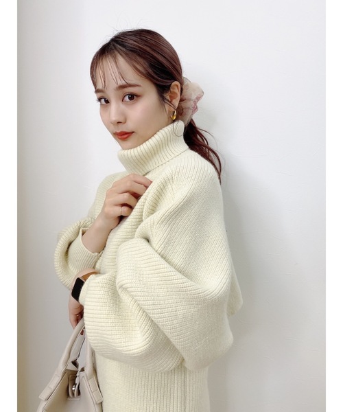 JUMELLE（ジュメロ）の「ビッグシュシュ（シュシュ・レディース・ブラウン/ベージュ/ブラック・FREE）」の14枚目の写真