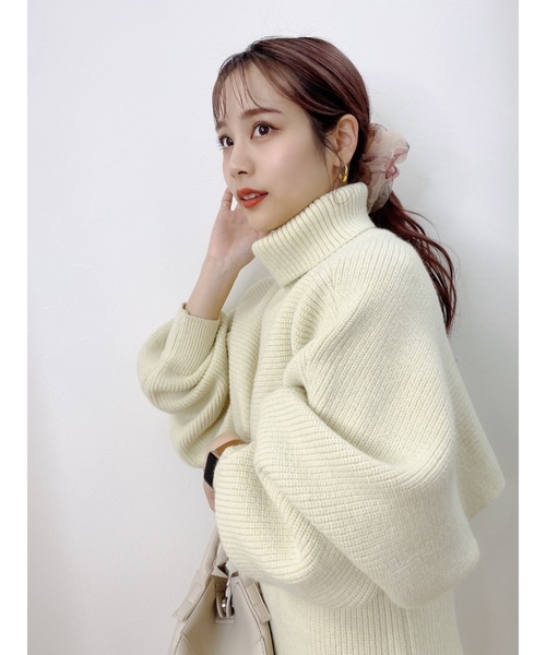 JUMELLE（ジュメロ）の「ビッグシュシュ（シュシュ・レディース・ブラウン/ベージュ/ブラック・FREE）」の18枚目の写真