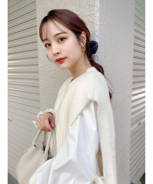 JUMELLE（ジュメロ）の「ビッグシュシュ（シュシュ・レディース・ブラウン/ベージュ/ブラック・FREE）」の21枚目の写真