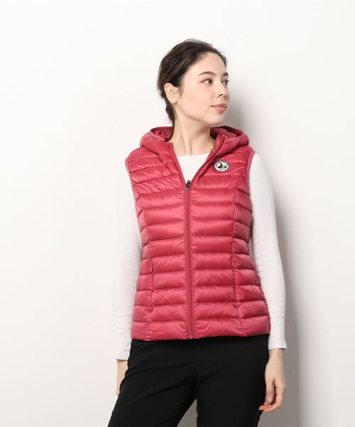 J.O.T.T（ジョット）の「JOTT/ジョット/MALI/DOWN VEST（ダウンベスト・レディース・ネイビー/ピンク/ベージュ・MEDIUM/SMALL）」の3枚目の写真