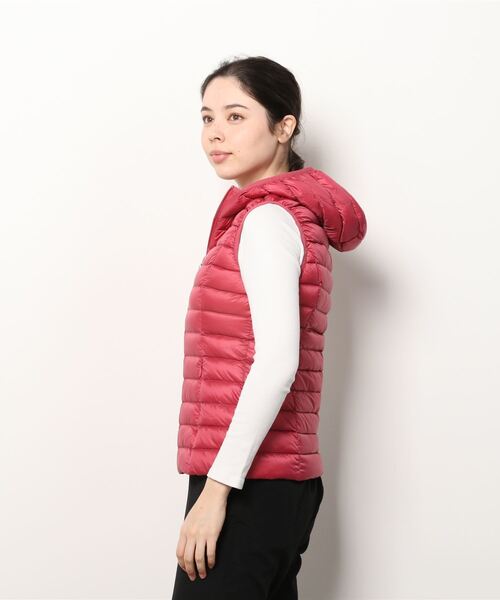 J.O.T.T（ジョット）の「JOTT/ジョット/MALI/DOWN VEST（ダウンベスト・レディース・ネイビー/ピンク/ベージュ・MEDIUM/SMALL）」の5枚目の写真