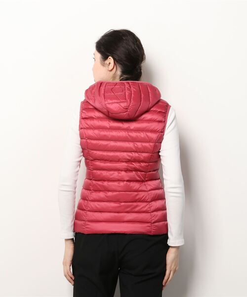 J.O.T.T（ジョット）の「JOTT/ジョット/MALI/DOWN VEST（ダウンベスト・レディース・ネイビー/ピンク/ベージュ・MEDIUM/SMALL）」の4枚目の写真