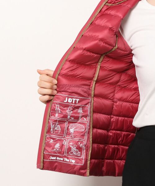 J.O.T.T（ジョット）の「JOTT/ジョット/MALI/DOWN VEST（ダウンベスト・レディース・ネイビー/ピンク/ベージュ・MEDIUM/SMALL）」の6枚目の写真