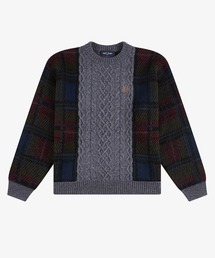 FRED PERRY / Tartan Knit Wear ピンク F7225