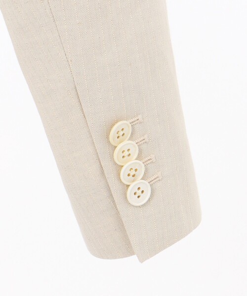 JOSEPH(ジョセフ)の「【GLOBAL LINE】COTTON LINEN DOBBY(テーラードジャケット・メンズ・アイボリー系・46/50/52/48)」の12枚目の写真