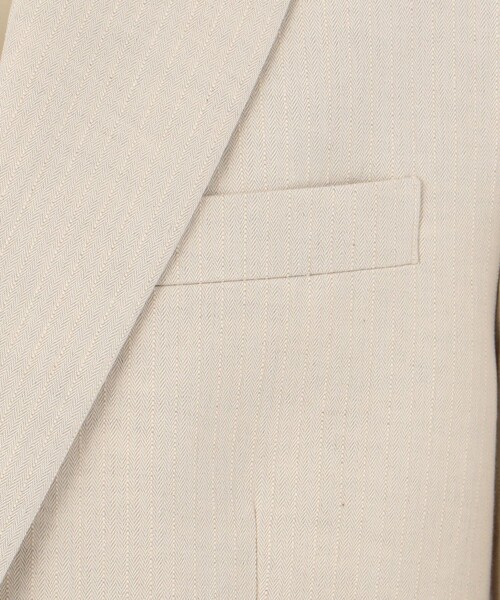 JOSEPH(ジョセフ)の「【GLOBAL LINE】COTTON LINEN DOBBY(テーラードジャケット・メンズ・アイボリー系・46/50/52/48)」の14枚目の写真