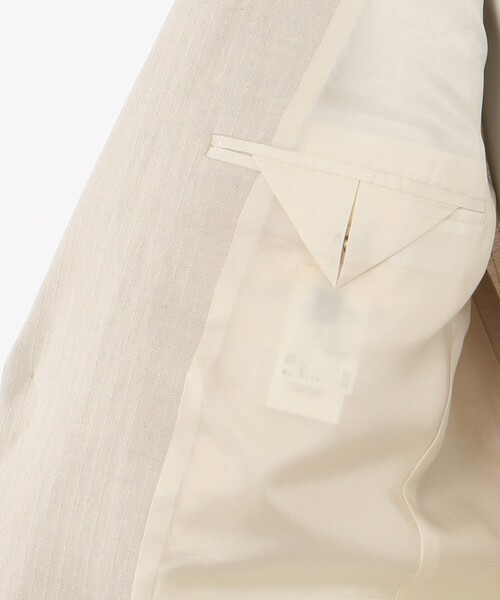 JOSEPH(ジョセフ)の「【GLOBAL LINE】COTTON LINEN DOBBY(テーラードジャケット・メンズ・アイボリー系・46/50/52/48)」の17枚目の写真