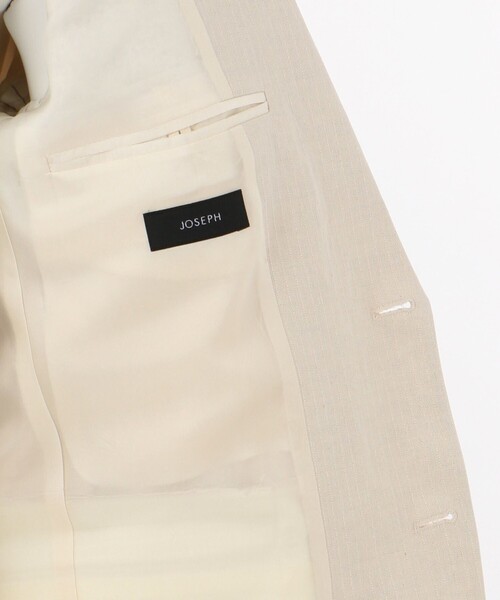JOSEPH(ジョセフ)の「【GLOBAL LINE】COTTON LINEN DOBBY(テーラードジャケット・メンズ・アイボリー系・46/50/52/48)」の18枚目の写真