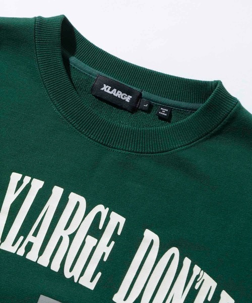 XLARGE（エクストララージ）の「BIG PRINT CREW NECK SWEAT（スウェット・メンズ・ブラック/ネイビー/グリーン・S/M/L/XL）」の15枚目の写真
