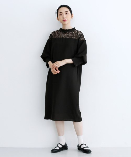 セール ブランド古着 7分袖ワンピース ワンピース Merlot Plus メルロープリュス のファッション通販 Zozoused