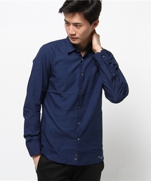 KATHARINE HAMNETT LONDON  | 【LAB】 ROPE INDIGO SHUTTLE / LABロープインディゴシャトルシャツ(シャツ/ブラウス)