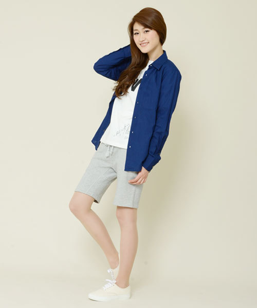 KATHARINE HAMNETT LONDON (キャサリンハムネットロンドン)の「【LAB】 ROPE INDIGO SHUTTLE / LABロープインディゴシャトルシャツ(シャツ/ブラウス・メンズ・ブルー/ネイビー・MEDIUM/SMALL/LARGE)」の13枚目の写真