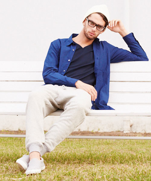 KATHARINE HAMNETT LONDON (キャサリンハムネットロンドン)の「【LAB】 ROPE INDIGO SHUTTLE / LABロープインディゴシャトルシャツ(シャツ/ブラウス・メンズ・ブルー/ネイビー・MEDIUM/SMALL/LARGE)」の14枚目の写真