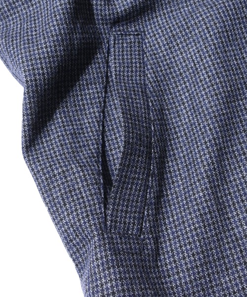 FIVEBROTHER（ファイブブラザー）の「FIVE BROTHER/ファイブブラザー HOUNDSTOOTH ZIP WORK JACKET シャツジャケット ブルゾン クラシック アメカジ（ブルゾン・メンズ・ブラウン/ブルー・M/L）」の7枚目の写真