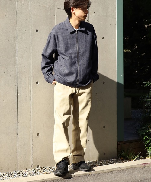 FIVEBROTHER（ファイブブラザー）の「FIVE BROTHER/ファイブブラザー HOUNDSTOOTH ZIP WORK JACKET シャツジャケット ブルゾン クラシック アメカジ（ブルゾン・メンズ・ブラウン/ブルー・M/L）」の17枚目の写真