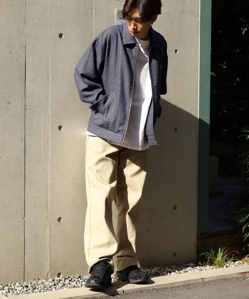 FIVEBROTHER（ファイブブラザー）の「FIVE BROTHER/ファイブブラザー HOUNDSTOOTH ZIP WORK JACKET シャツジャケット ブルゾン クラシック アメカジ（ブルゾン・メンズ・ブラウン/ブルー・M/L）」の18枚目の写真