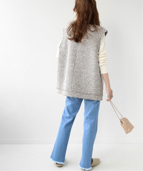 JOURNAL STANDARD relume(ジャーナルスタンダード レリューム)の「コットンツイードベスト◆(その他アウター・レディース・ベージュ・FREE)」の11枚目の写真