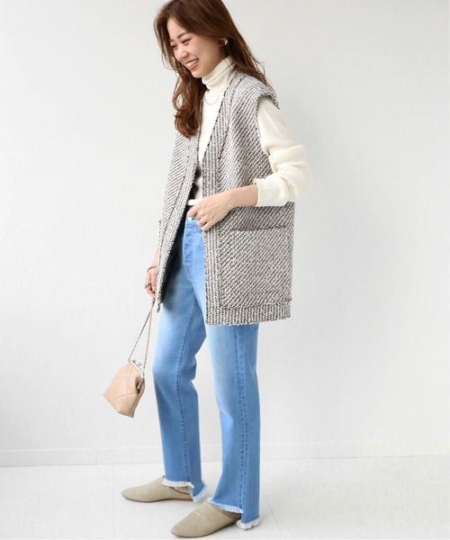 JOURNAL STANDARD relume(ジャーナルスタンダード レリューム)の「コットンツイードベスト◆(その他アウター・レディース・ベージュ・FREE)」の21枚目の写真