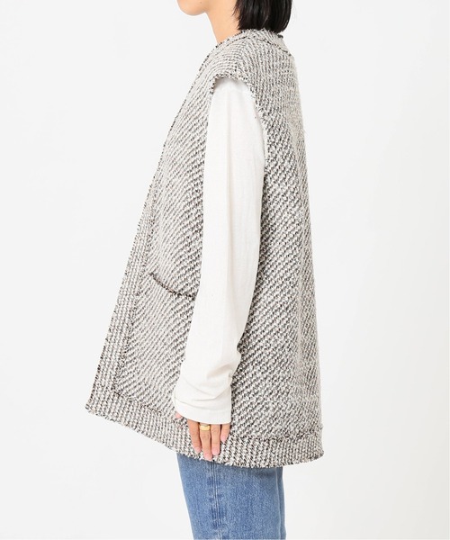 JOURNAL STANDARD relume(ジャーナルスタンダード レリューム)の「コットンツイードベスト◆(その他アウター・レディース・ベージュ・FREE)」の16枚目の写真