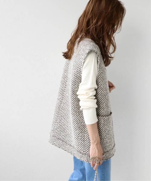 JOURNAL STANDARD relume(ジャーナルスタンダード レリューム)の「コットンツイードベスト◆(その他アウター・レディース・ベージュ・FREE)」の12枚目の写真