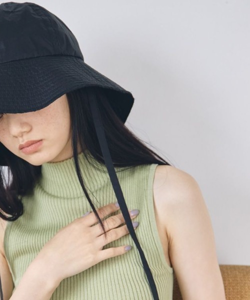 TODAYFUL(トゥデイフル)の「TODAYFUL(トゥデイフル) "Back Blim Hat"バックブリムハット/12211015(ハット・レディース・ブラック/ベージュ・ONE SIZE)」の3枚目の写真