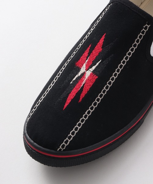 チャイハネ（チャイハネ）の「【チャイハネ】オルテガ刺繍スリッポン（スリッポン・レディース・ホワイト/ブラック/ブラウン/ターコイズブルー・M/L）」の8枚目の写真