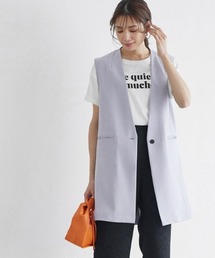 リネンライクノーカラージレ