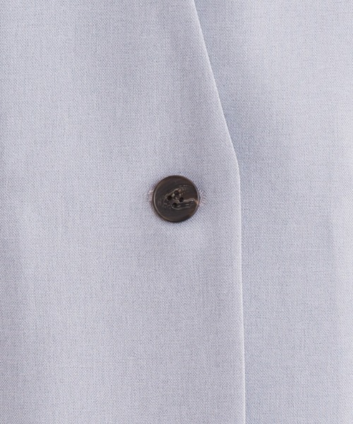 Pierrot（ピエロ）の「リネンライクノーカラージレ（ノーカラージャケット・レディース・ベージュ/ブルー系その他・M/L）」の17枚目の写真