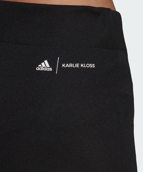 adidas（アディダス）の「adidas × カーリー・クロス フレア パンツ / アディダス（スラックス・レディース・ブラック・SMALL/MEDIUM/LARGE/X-LARGE）」の5枚目の写真