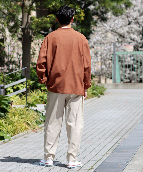 JOURNAL STANDARD（ジャーナルスタンダード）の「【 RIRANCHA(R)】ブッチャー ボタンレス カーディガンジャケット（カーディガン/ボレロ・メンズ・ネイビー/ベージュ/チャコールグレー/ラスタ・SMALL/LARGE/MEDIUM）」の17枚目の写真