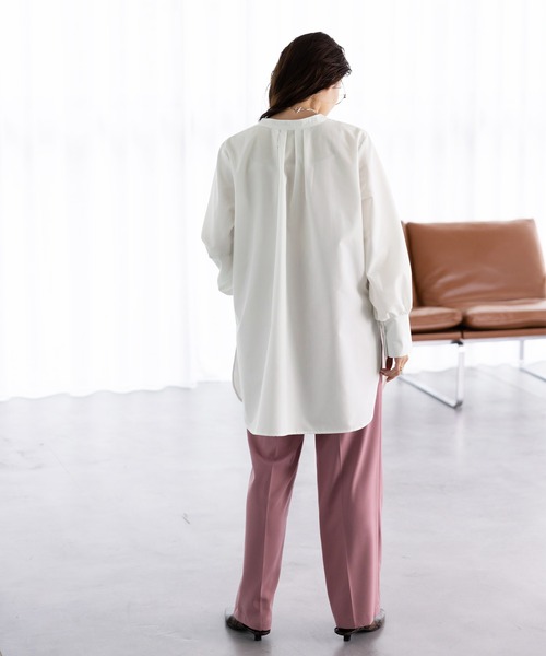 GeeRA(ジーラ)の「前後2WAY袖ボリュームブラウス(シャツ/ブラウス・レディース・ホワイト/ストライプ・MEDIUM/LARGE/X-LARGE)」の12枚目の写真