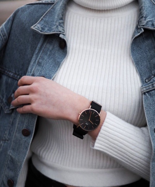 Daniel Wellington(ダニエルウェリントン)の「CLASSIC CORNWALL 時計ベルト(アナログ腕時計・レディース・シルバー/ゴールド・36mm/40mm)」の6枚目の写真
