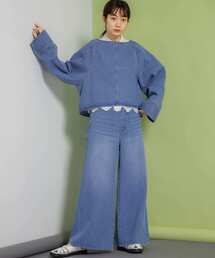 KBF | 『WEB/一部店舗限定』WIDEバギーデニム(デニムパンツ)