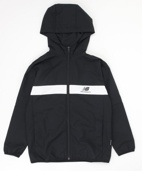 NEW BALANCE(ニューバランス)の「ニューバランス New Balance ウインドジャケット 裏メッシュ_(ナイロンジャケット・キッズ・ネイビー/ブラック・160cm/150cm/130cm/140cm)」の2枚目の写真