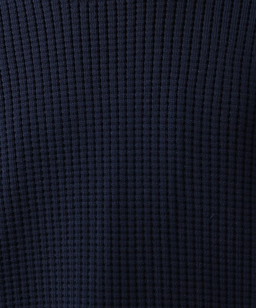 BAYFLOW(ベイフロー)の「7Gワッフルニットプルオーバー(ニット/セーター・メンズ・ベージュ/ネイビー/オフホワイト/ブルー/ピンク・MEDIUM/LARGE)」の7枚目の写真