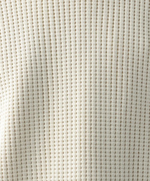 BAYFLOW(ベイフロー)の「7Gワッフルニットプルオーバー(ニット/セーター・メンズ・ベージュ/ネイビー/オフホワイト/ブルー/ピンク・MEDIUM/LARGE)」の11枚目の写真