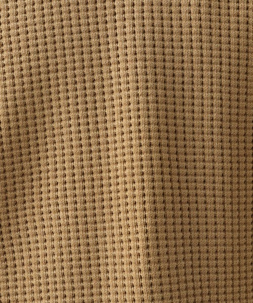 BAYFLOW(ベイフロー)の「7Gワッフルニットプルオーバー(ニット/セーター・メンズ・ベージュ/ネイビー/オフホワイト/ブルー/ピンク・MEDIUM/LARGE)」の9枚目の写真