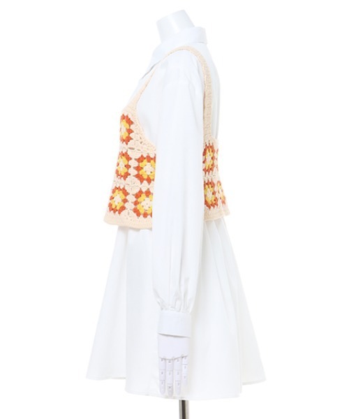 INGNI(イング)の「カラーかぎ針ビスチェ+シャツセット(その他トップス・レディース・オレンジ/ブルー/グリーン・M)」の10枚目の写真