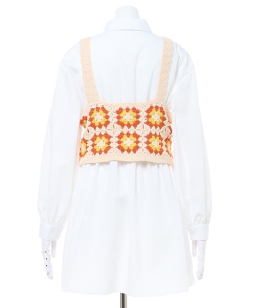 INGNI(イング)の「カラーかぎ針ビスチェ+シャツセット(その他トップス・レディース・オレンジ/ブルー/グリーン・M)」の11枚目の写真