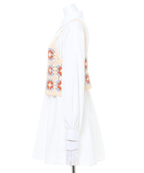 INGNI(イング)の「カラーかぎ針ビスチェ+シャツセット(その他トップス・レディース・オレンジ/ブルー/グリーン・M)」の20枚目の写真