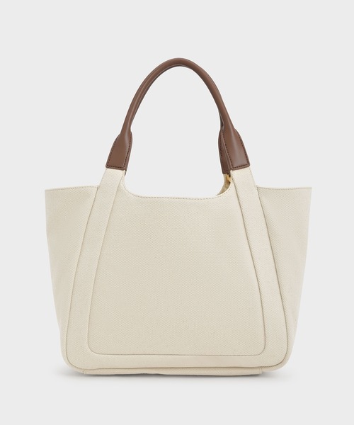 CHARLES & KEITH（チャールズ & キース）の「ノヴァ ラージトートバッグ / Nova Large Tote Bag（トートバッグ・レディース・グリーン/マルチ/ブラック・XL）」の3枚目の写真